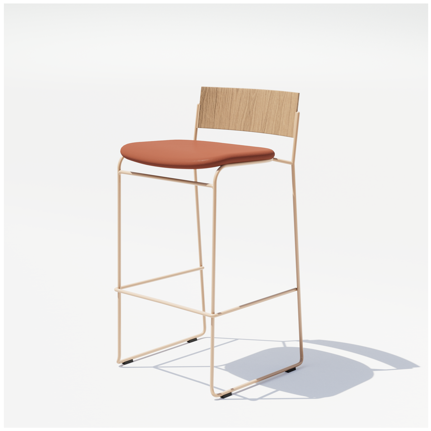 Hinoki Barstool