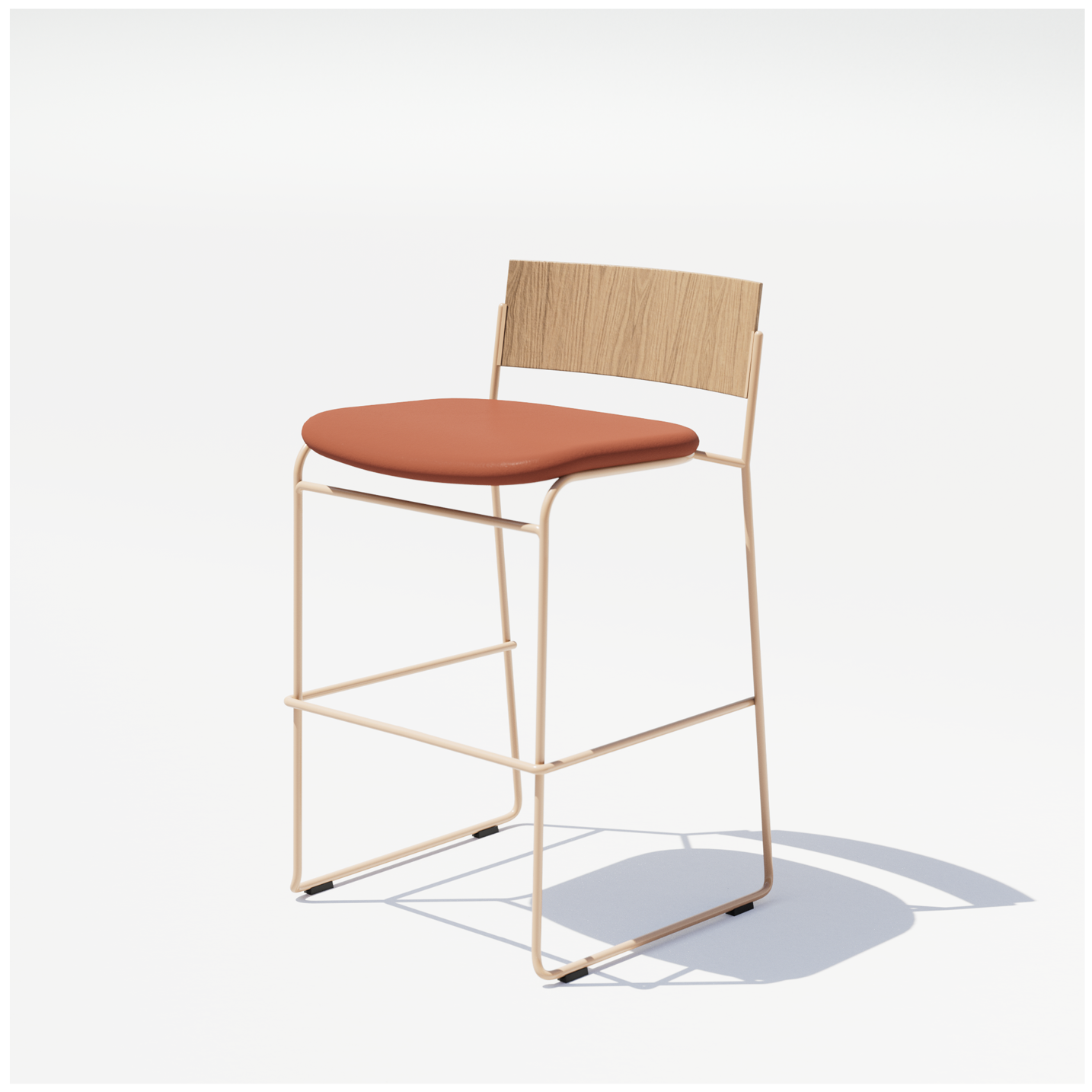 Hinoki Counter Stool